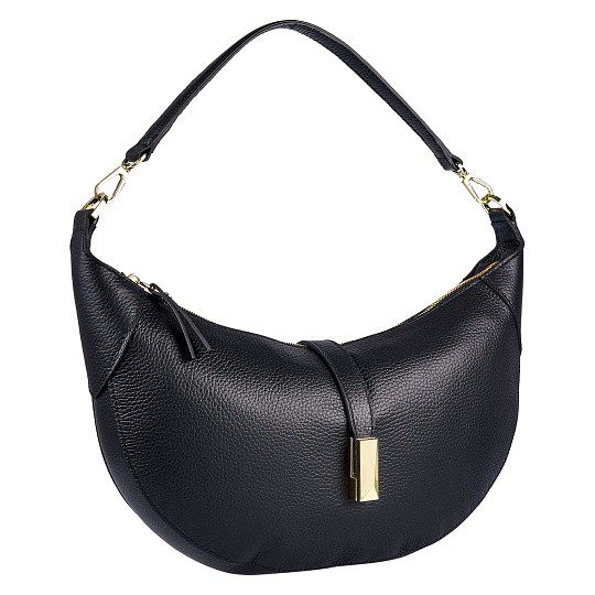 Женская сумка Dr. Koffer из натуральной кожи черная