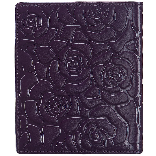 Визитница Dr.Koffer из натуральной кожи фиолетовая
