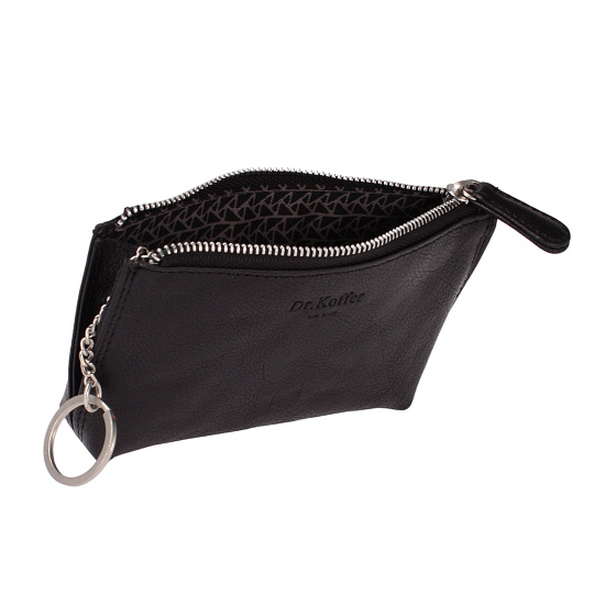 Ключница Dr.Koffer из натуральной кожи черная