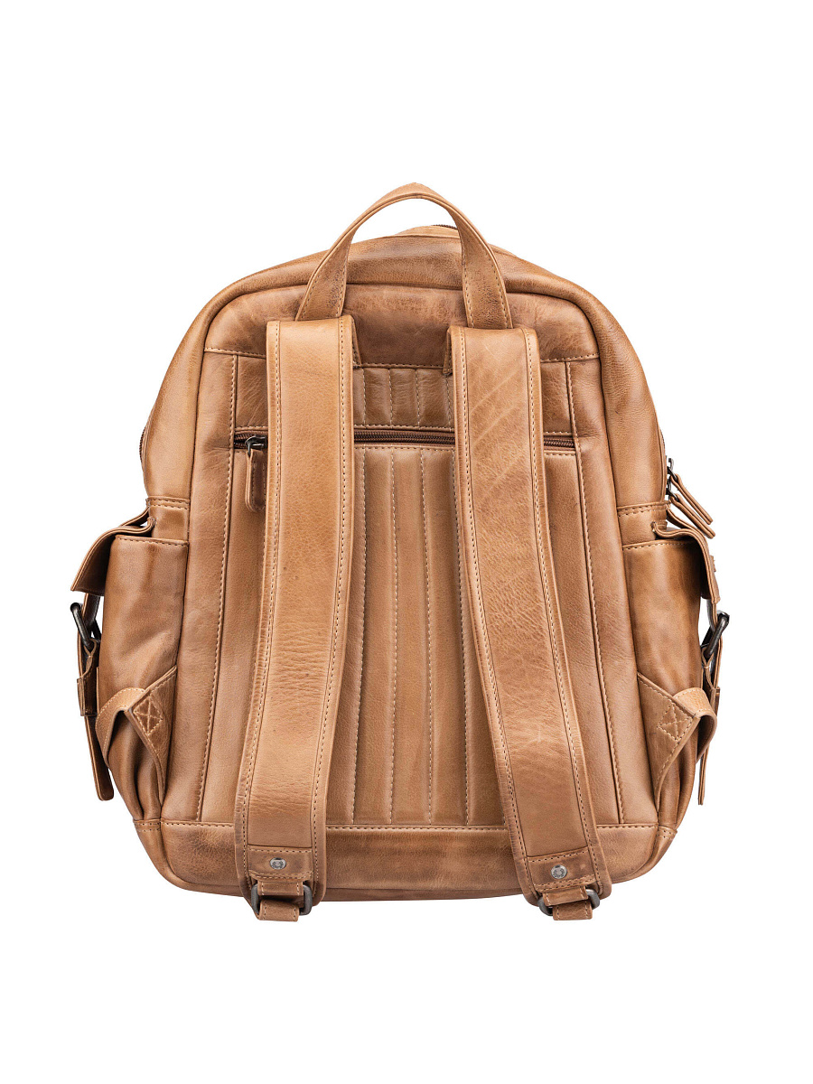 Рюкзак Dr.Koffer из натуральной кожи светло-коричневый