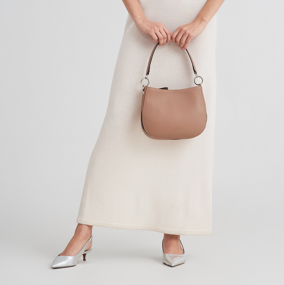 Женская сумка Dr.Koffer из натуральной кожи коричневая