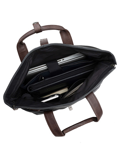 Рюкзак Dr. Koffer из натуральной кожи черный