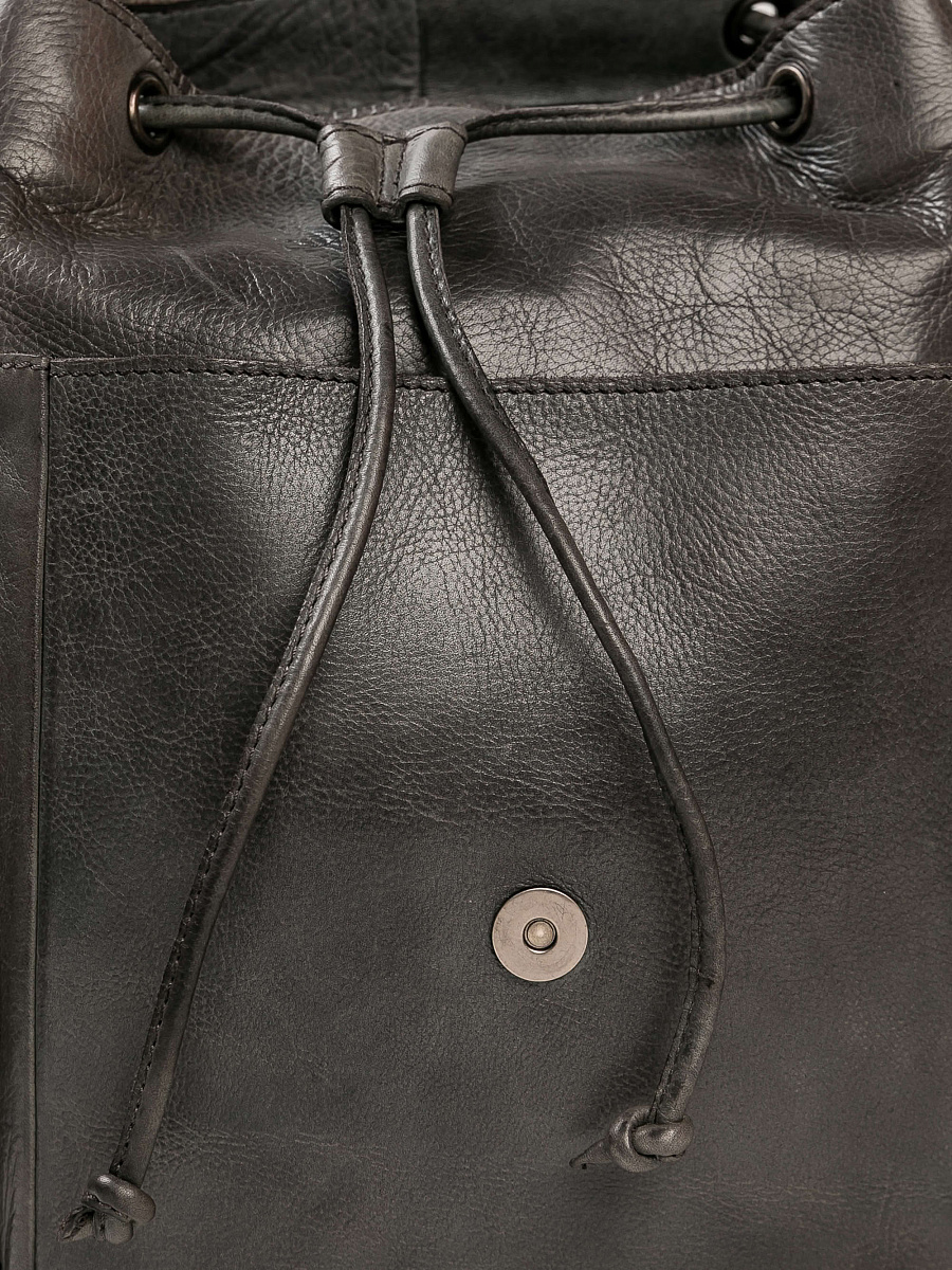 Рюкзак Dr.Koffer из натуральной кожи серый