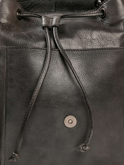 Рюкзак Dr.Koffer из натуральной кожи серый