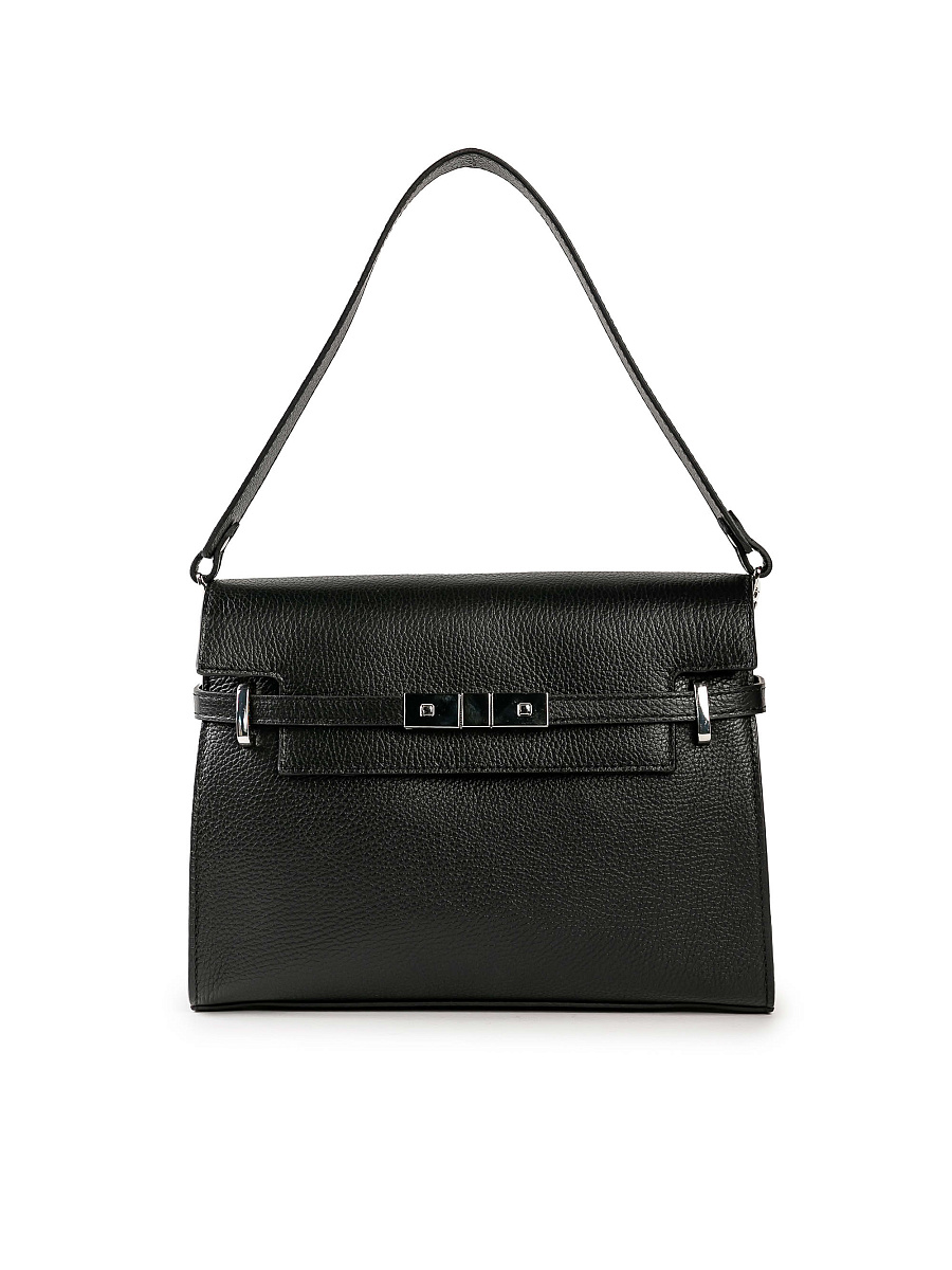 Женская сумка Dr. Koffer из натуральной кожи черная