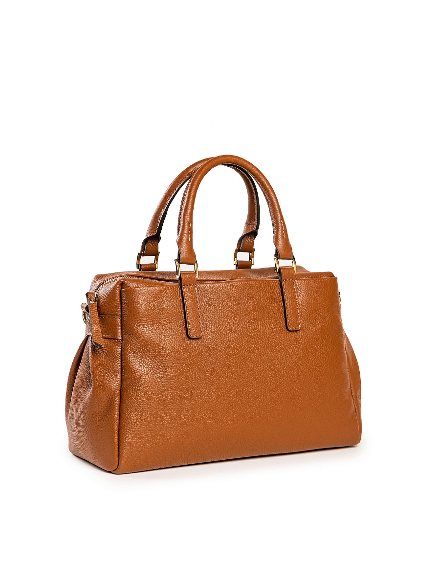 Женская сумка Dr. Koffer из натуральной кожи коричневая