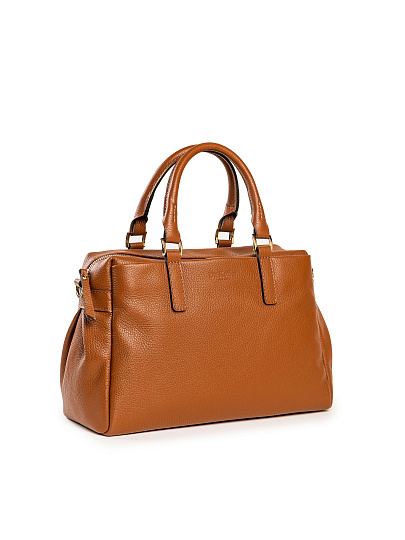 Женская сумка Dr. Koffer из натуральной кожи коричневая