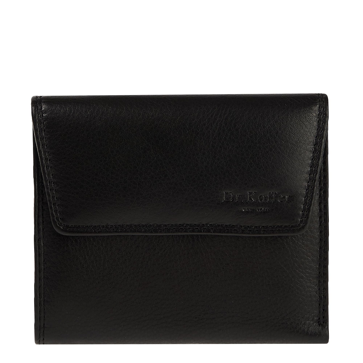 Портмоне Dr.Koffer из натуральной кожи черное