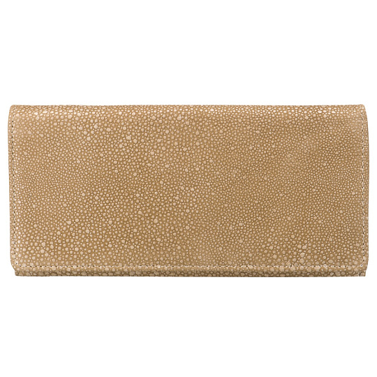 Портмоне Dr.Koffer из натуральной кожи бежевое