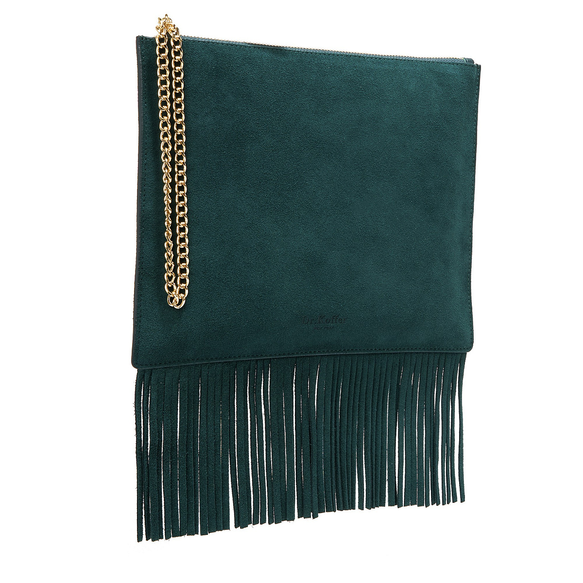 Женская сумка  Dr. Koffer из натуральной кожи зеленая