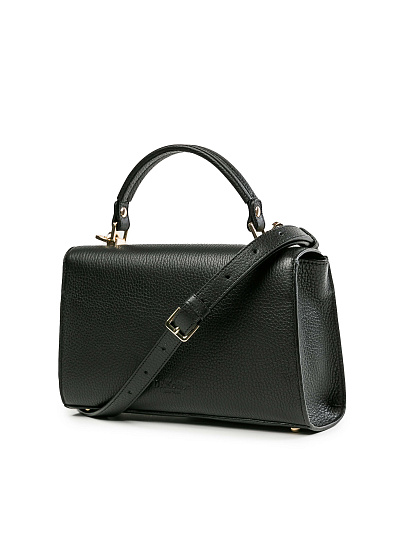 Женская сумка Dr.Koffer из натуральной кожи черная