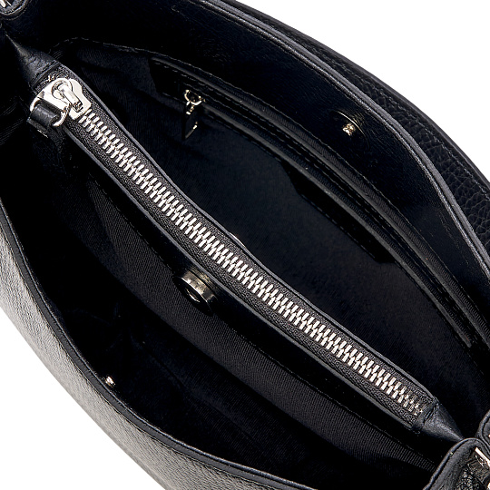 Женская сумка Dr. Koffer из натуральной кожи черная