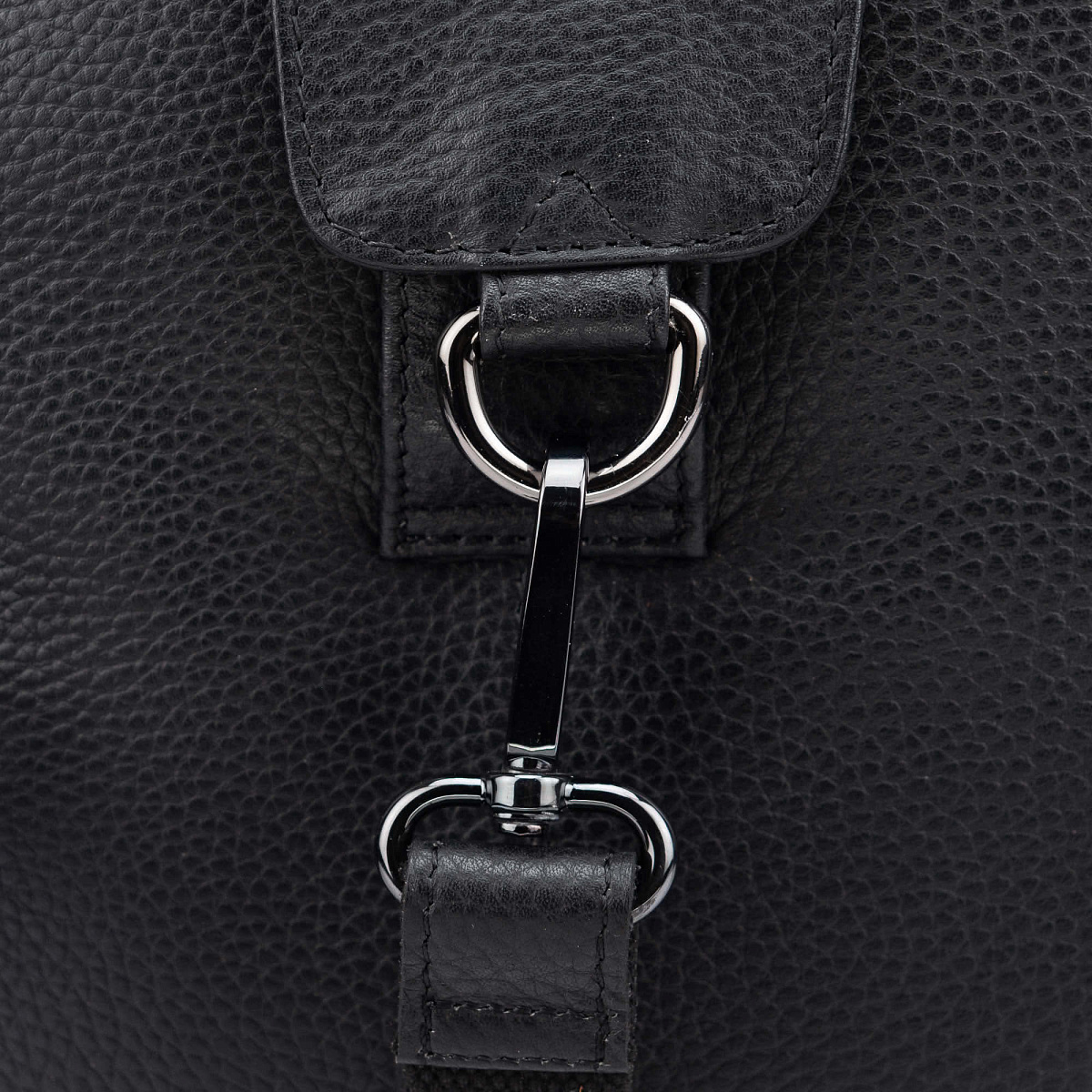 Рюкзак Dr.Koffer из натуральной кожи черный