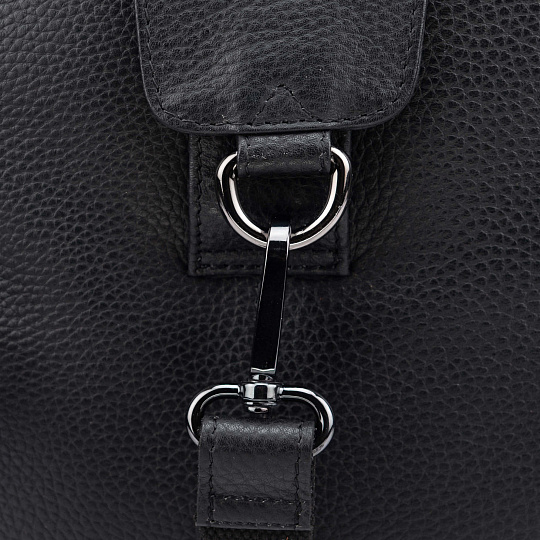 Рюкзак Dr.Koffer из натуральной кожи черный
