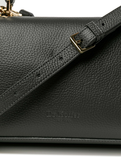 Женская сумка Dr.Koffer из натуральной кожи темно-серая