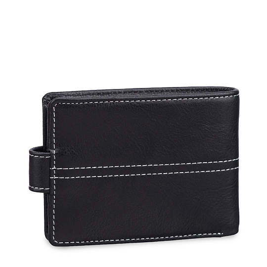 Портмоне Dr.Koffer из натуральной кожи черное