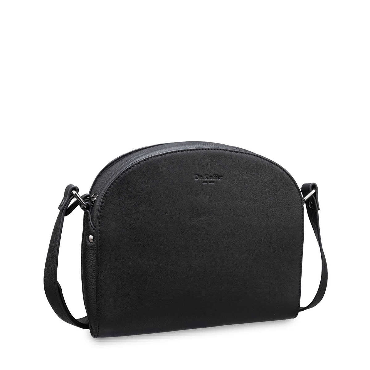 Женская сумка Dr.Koffer из натуральной кожи чёрная