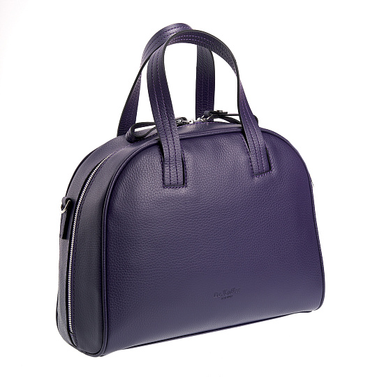Женская сумка Dr. Koffer из натуральной кожи фиолетовая