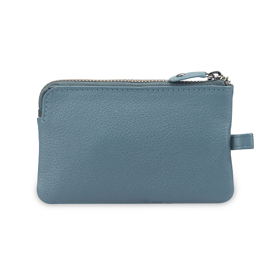 Ключница Dr.Koffer из натуральной кожи голубая