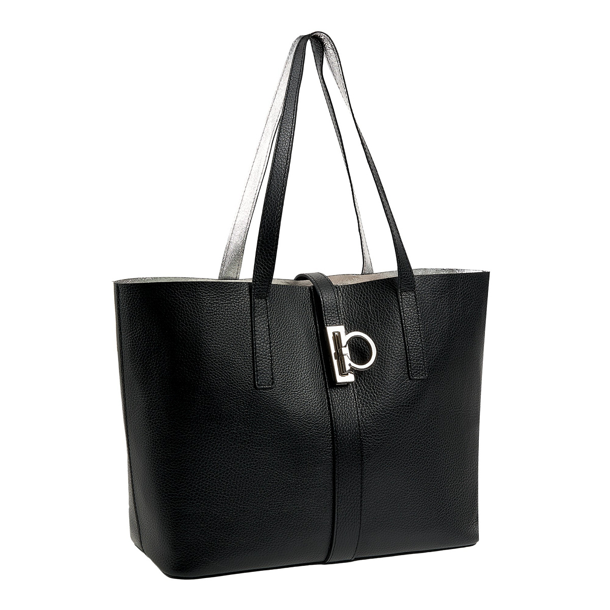 Женская сумка Dr. Koffer из натуральной кожи черная