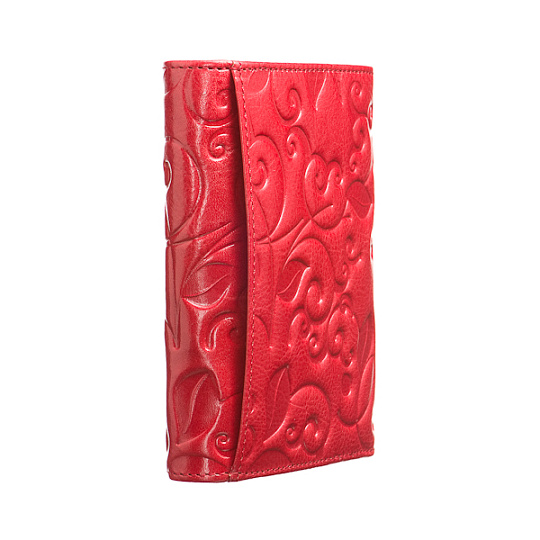 Портмоне Dr.Koffer из натуральной кожи красное