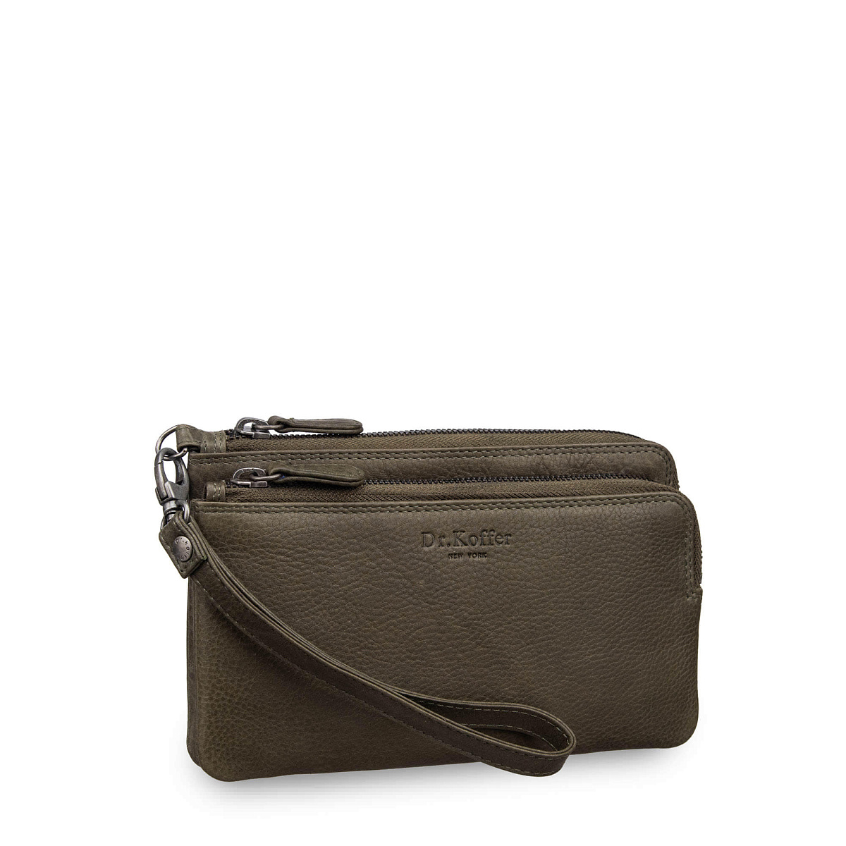 Портмоне Dr.Koffer из натуральной кожи розовое