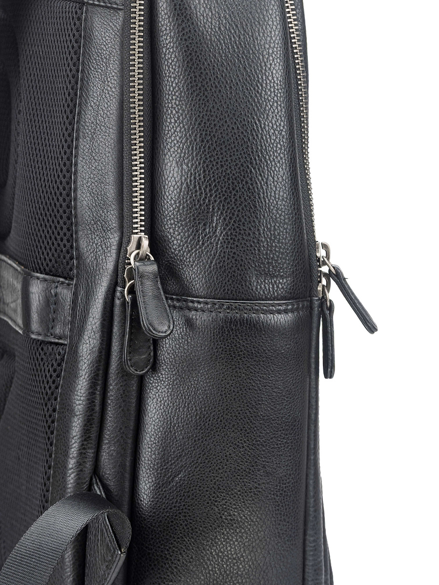 Рюкзак Dr. Koffer из натуральной кожи черный