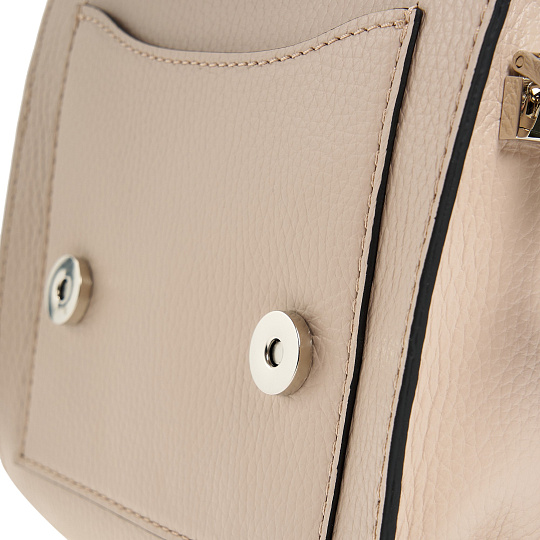 Женская сумка Dr. Koffer из натуральной кожи бежевая