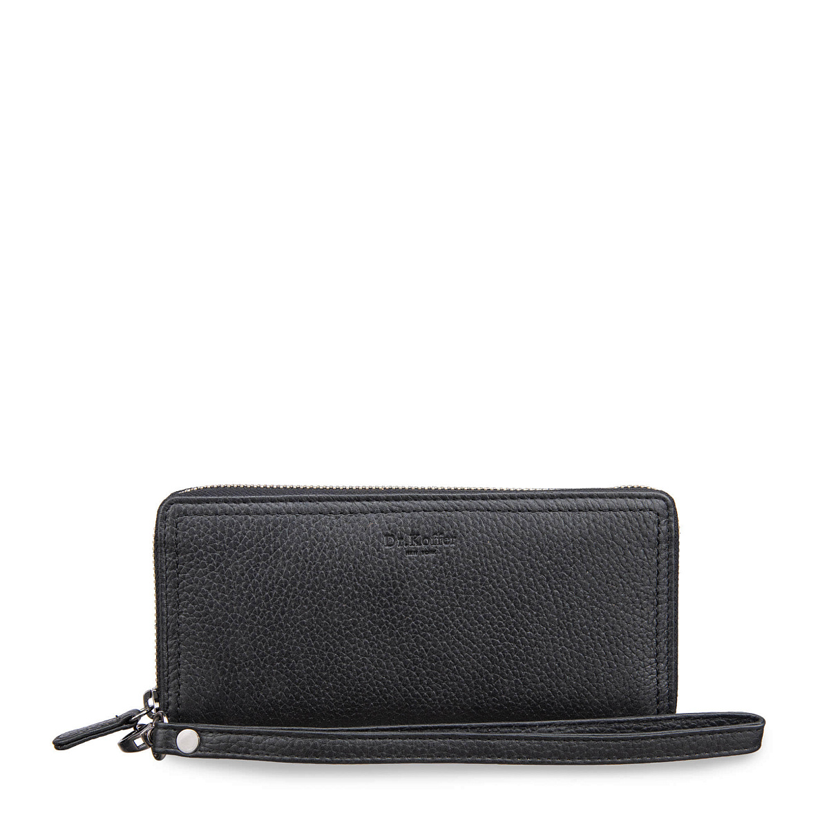 Портмоне Dr.Koffer из натуральной кожи черное