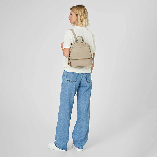 Рюкзак Dr.Koffer из натуральной кожи белый