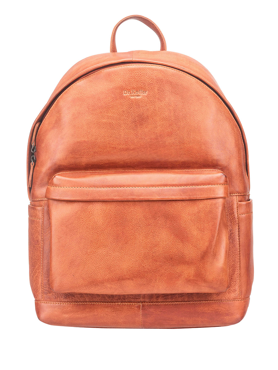 Рюкзак Dr. Koffer из натуральной кожи коричневый