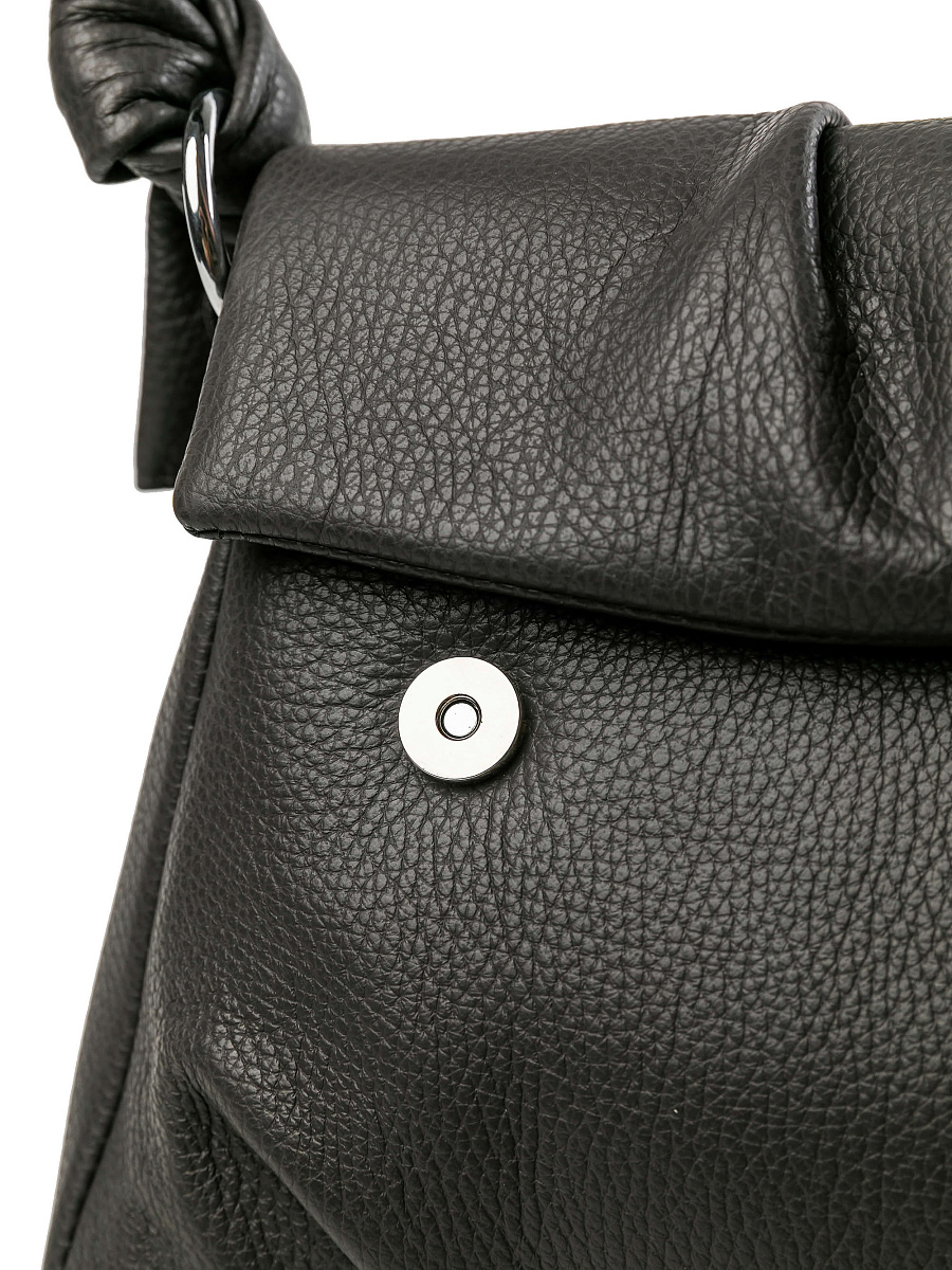 Женская сумка Dr.Koffer из натуральной кожи серая