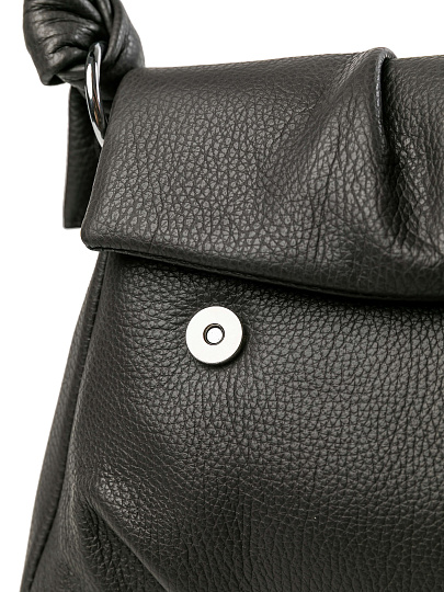 Женская сумка Dr.Koffer из натуральной кожи серая