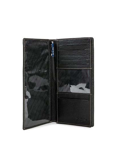 Портмоне Dr.Koffer из натуральной кожи черное