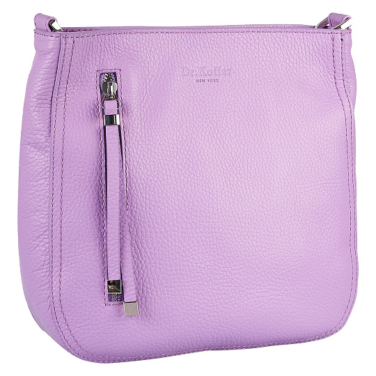 Женская сумка Dr. Koffer из натуральной кожи розовая