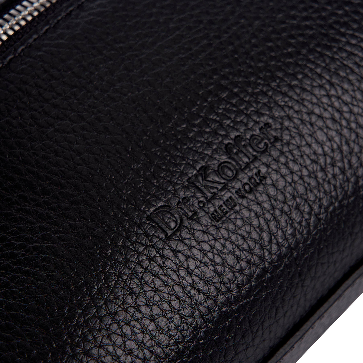 Женская сумка Dr. Koffer из натуральной кожи черная