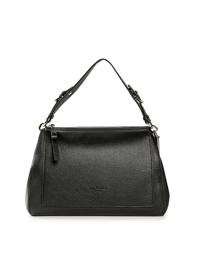 Женская сумка Dr. Koffer из натуральной кожи черная