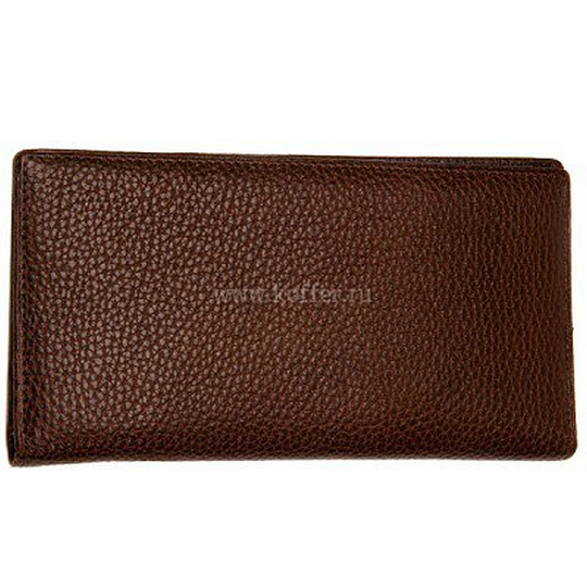 Портмоне Dr.Koffer из натуральной кожи коричневое