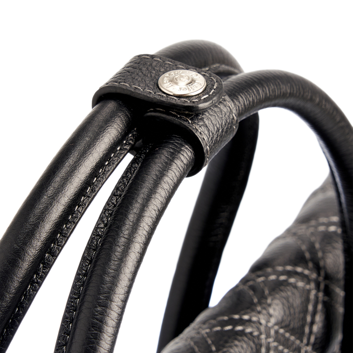 Деловая сумка Dr.Koffer из натуральной кожи черная