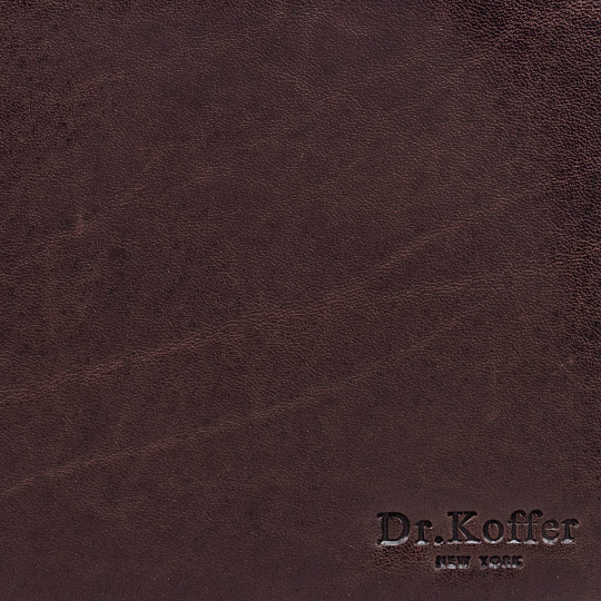 Портмоне Dr.Koffer из натуральной кожи коричневое