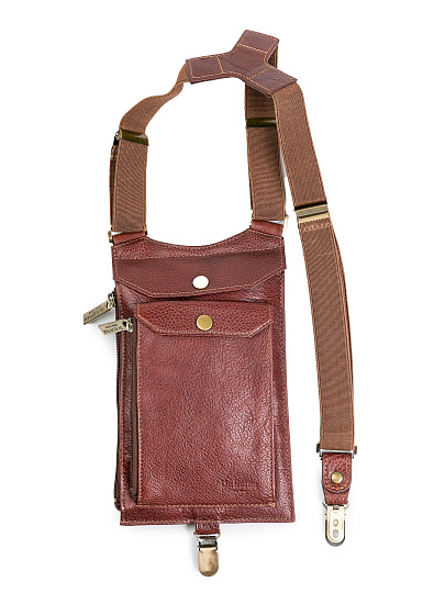 Нагрудный кошелек дорожный Dr.Koffer из натуральной кожи