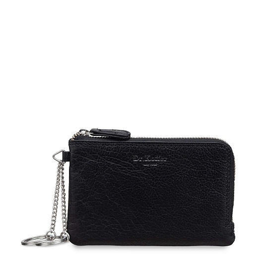 Ключница Dr.Koffer из натуральной кожи черная