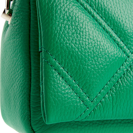 Женская сумка Dr. Koffer из натуральной кожи зеленая