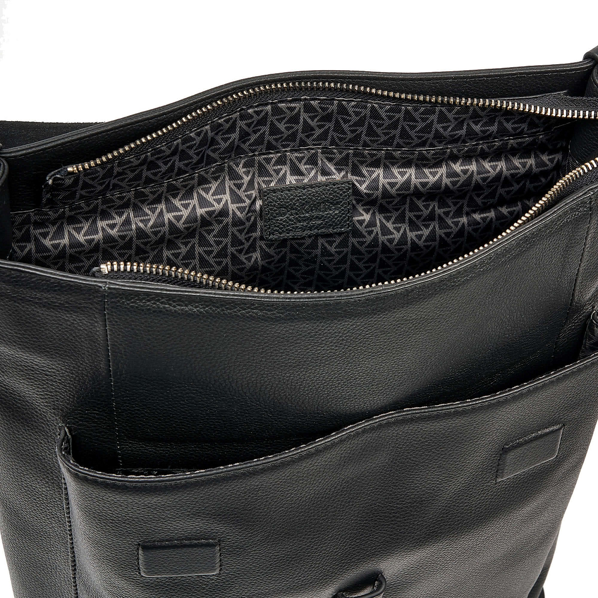 Рюкзак Dr.Koffer из натуральной кожи черный