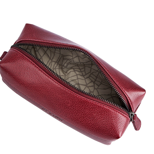 Несессер Dr.Koffer из натуральной кожи бордовый