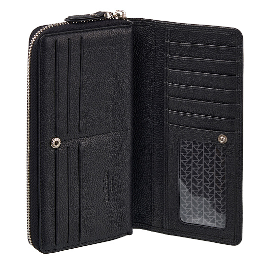 Портмоне Dr.Koffer из натуральной кожи черное