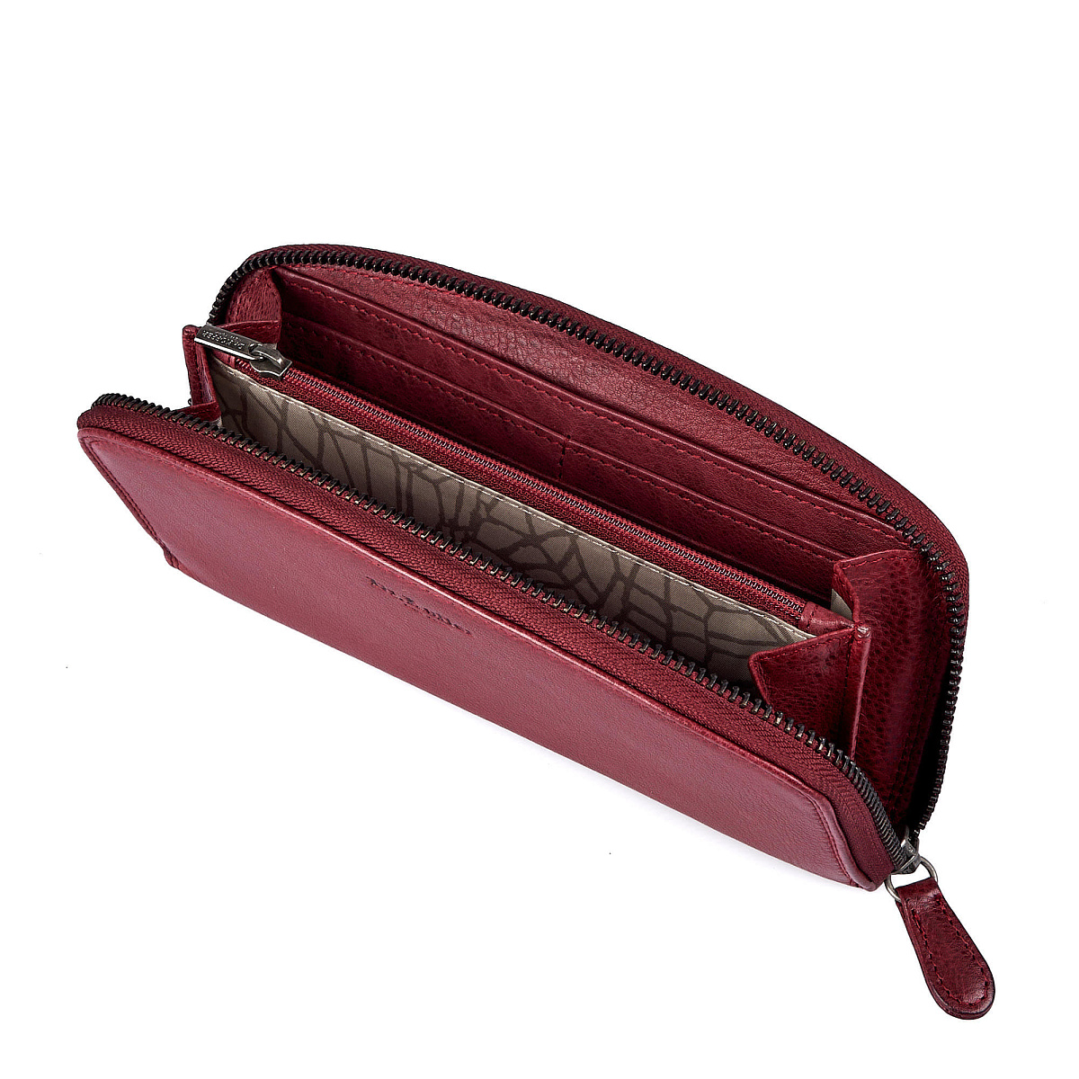 Портмоне Dr.Koffer из натуральной кожи бордовый