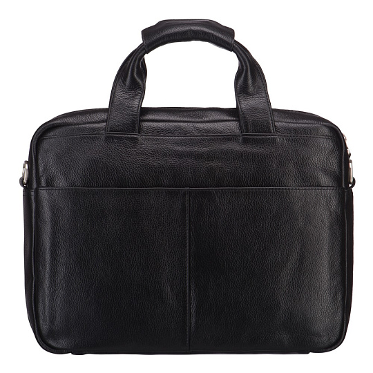 Черная кожаная сумка для документов Dr.Koffer P402583-220-04