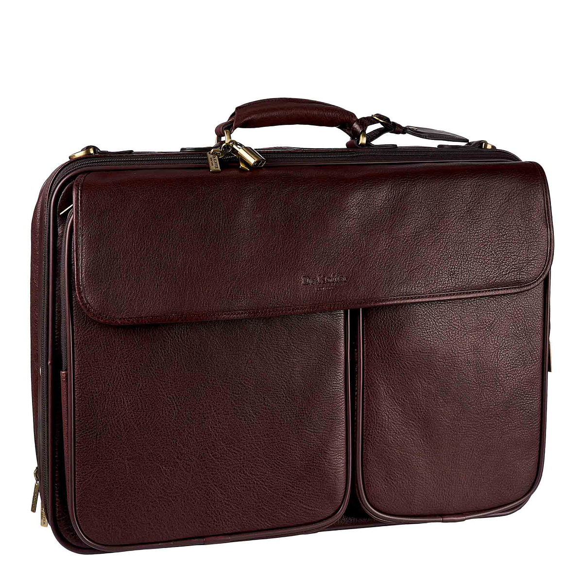 Сумка дорожная портплед Dr.Koffer из натуральной кожи