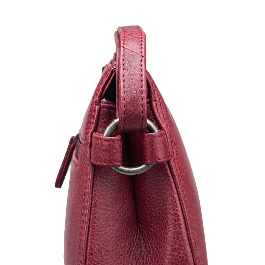 Женская сумка Dr.Koffer из натуральной кожи красная